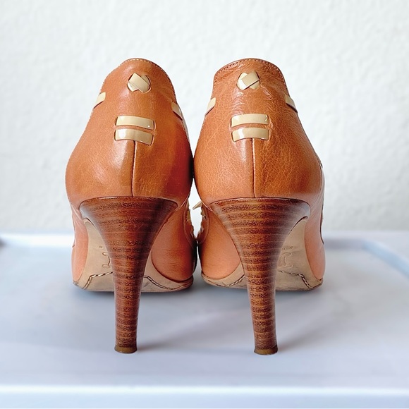 CELINE Vintage Leather Loafer Heels - Picture 8 of 14